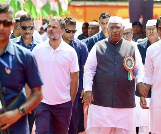 राहुल गांधी और मल्लिकार्जुन खरगे